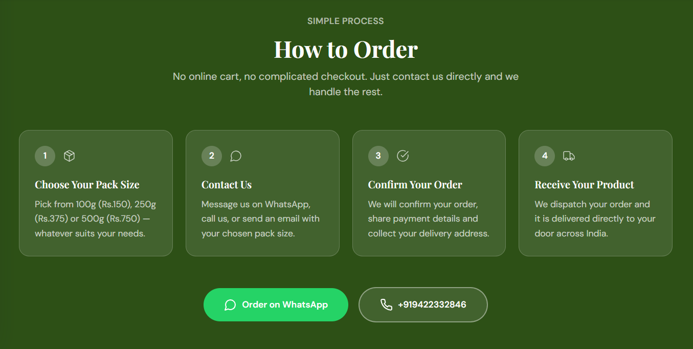 S4 Agro Foods how to order
