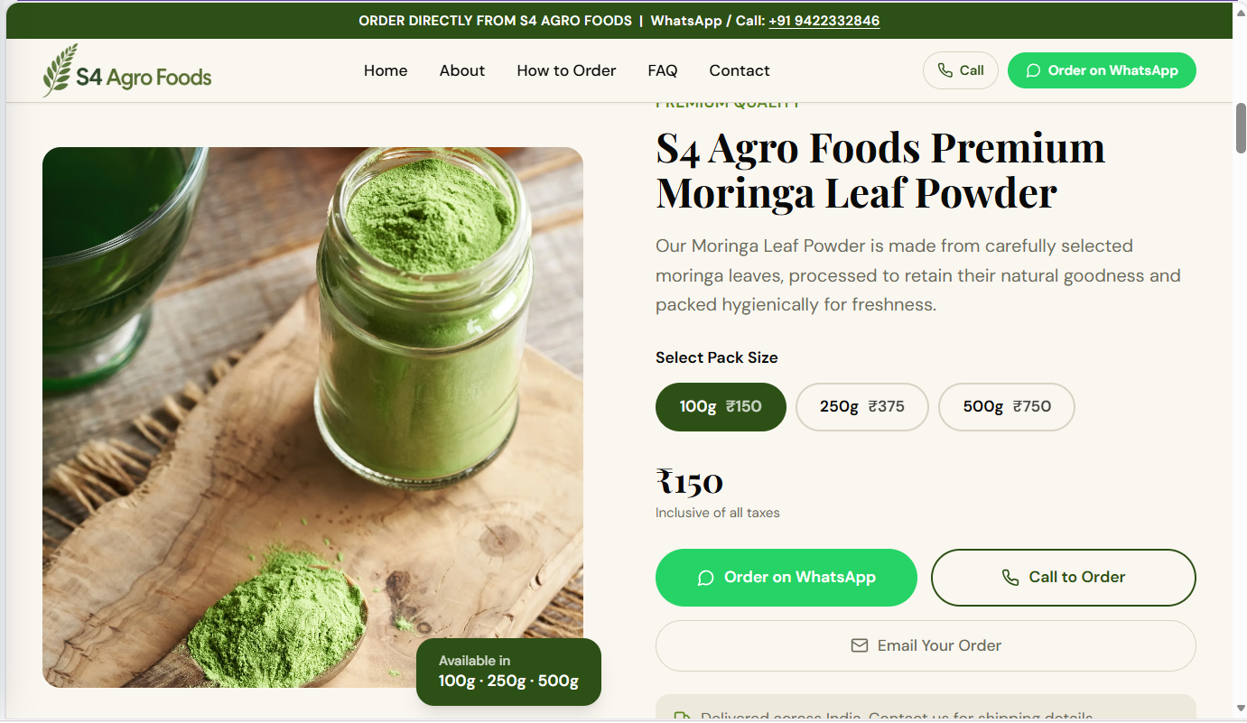 S4Agrofoods product information